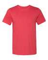 Men's Red Crew Neck Tee