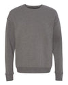 Men's Deep Heather Modern "Drop" Crew Neck Sweater