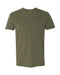 Men's Army Green V-Neck Tee