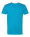 Men's Turquoise V-Neck Tee