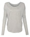 Women's Scoop Neck Long Sleeve Tee