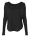 Women's Scoop Neck Long Sleeve Tee