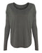 Women's Scoop Neck Long Sleeve Tee