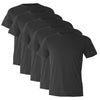 Black 5-Pack Crew Neck Tee