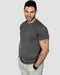 Men's Metal Grey Crew Neck Tee