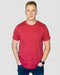 Men's Red Crew Neck Tee